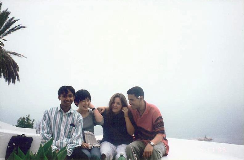 1995 05 11, SBS; Az, Mayumi, Carmen & Hassouna.jpg